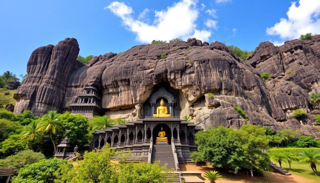 dambulla-cave-temple-architecture